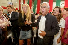 António Costa em ação de campanha em Matosinhos