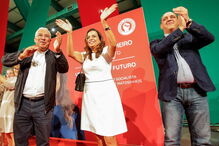 António Costa em ação de campanha em Matosinhos