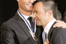 Cristiano Ronaldo e Jorge Mendes