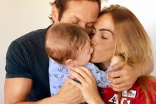 Belém, Liliana Aguiar, José Carlos Pereira, Salvador, Mosteiro dos Jerónimos, batizado, batismo, bebé, criança, filho, ator