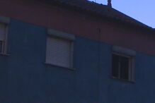 Local onde a criança morreu, na Guarda