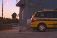 Local onde a criança morreu, na Guarda