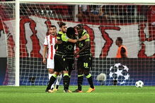 Jogo Olympiacos - Sporting, na Grécia