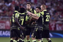 Jogo Olympiacos - Sporting, na Grécia