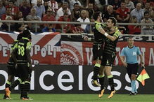 Jogo Olympiacos - Sporting, na Grécia