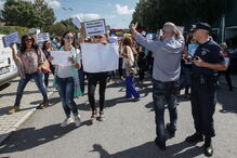 Protestos de professores