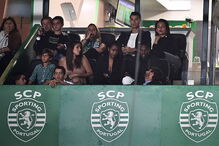 Cristiano Ronaldo e Georgina em Alvalade