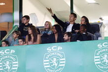 Cristiano Ronaldo e Georgina em Alvalade