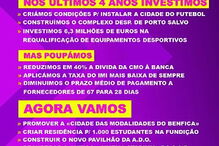 Folheto indica que ‘Cidade das Modalidades do Benfica’ é projeto  