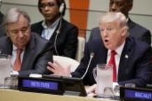 António Guterres com Donald Trump na Assembleia Geral da ONU