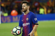 Messi marcou quatro golos na vitória do Barcelona sobre o Eibar