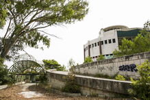 O antigo restaurante panorâmico de Monsanto, antes da intervenção que transformou em Miradouro