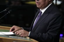 António Costa a discursar nas Nações Unidas