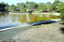 Lagos estão sem tratamento