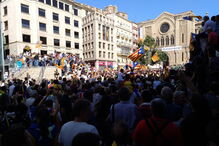 Protesto em Barcelona