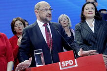 Martin Schulz, líder do partido SPD, da Alemanha