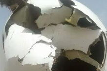 Imagens do avião acidentado da Badr Airlines