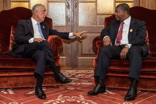 Marcelo Rebelo de Sousa e João Lourenço