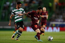 Barcelona veio até Alvalade jogar com o Sporting para a Champions