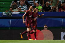 Barcelona veio até Alvalade jogar com o Sporting para a Champions