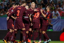Barcelona veio até Alvalade jogar com o Sporting para a Champions