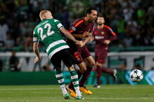 Barcelona veio até Alvalade jogar com o Sporting para a Champions
