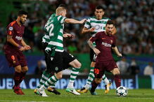 Barcelona veio até Alvalade jogar com o Sporting para a Champions	
