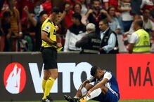 Carlos Xistra no jogo Braga- FC Porto