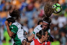 Equipas femininas do Sporting e do Braga defrontaram-se na supertaça em setembro de 2017