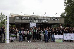 Greve de enfermeiros em Coimbra