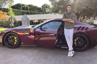 Maranello, Cristiano Ronaldo, Cristianinho, La, Mundo, Real Madrid, F12, TDF, Bugatti Veyron, Porsche Cayenne, Ferrari F430, McLaren MP4, Bentley Continental, Maserati Grancabi, Lamborghini Aventador, desporto, futebol