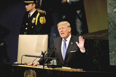 Trump causou polémica no seu primeiro discurso nas Nações Unidas