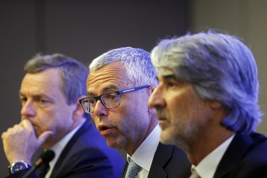 Administradores da Altice e Media Capital aquando do anúncio do negócio