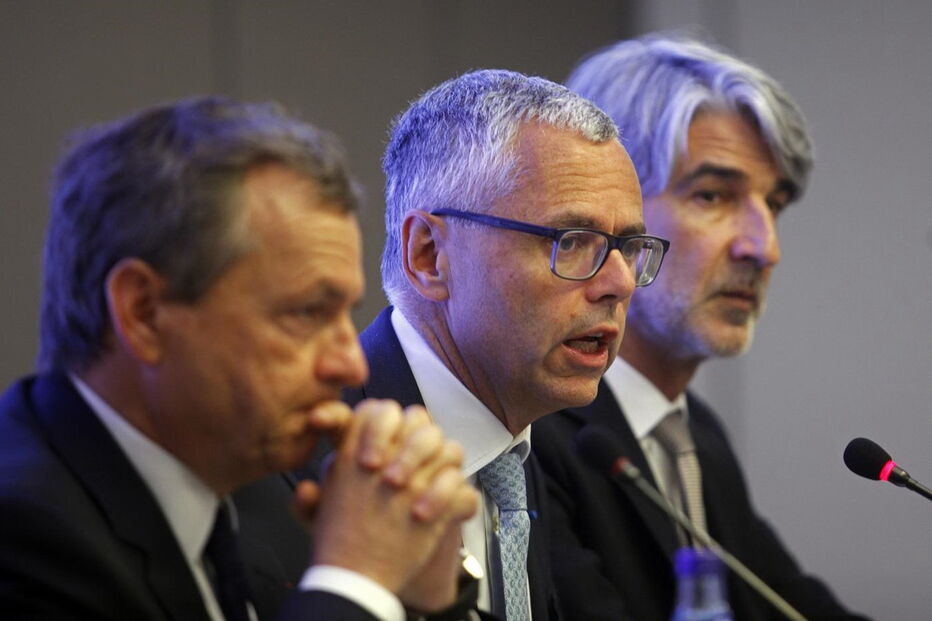 Administradores da Altice e Media Capital aquando do anúncio do negócio