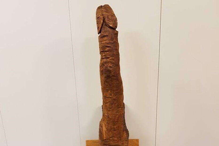 Pénis gigante foi abandonado num parque na Suíça