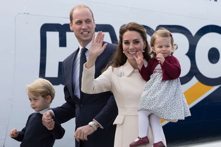 O príncipe William e Kate têm dois filhos, George, de quatro anos, e Charlotte, de dois.