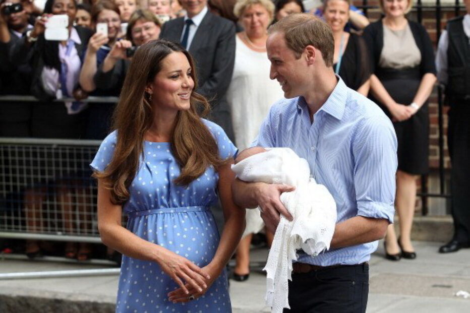 O príncipe William e Kate têm dois filhos, George, de quatro anos, e Charlotte, de dois.