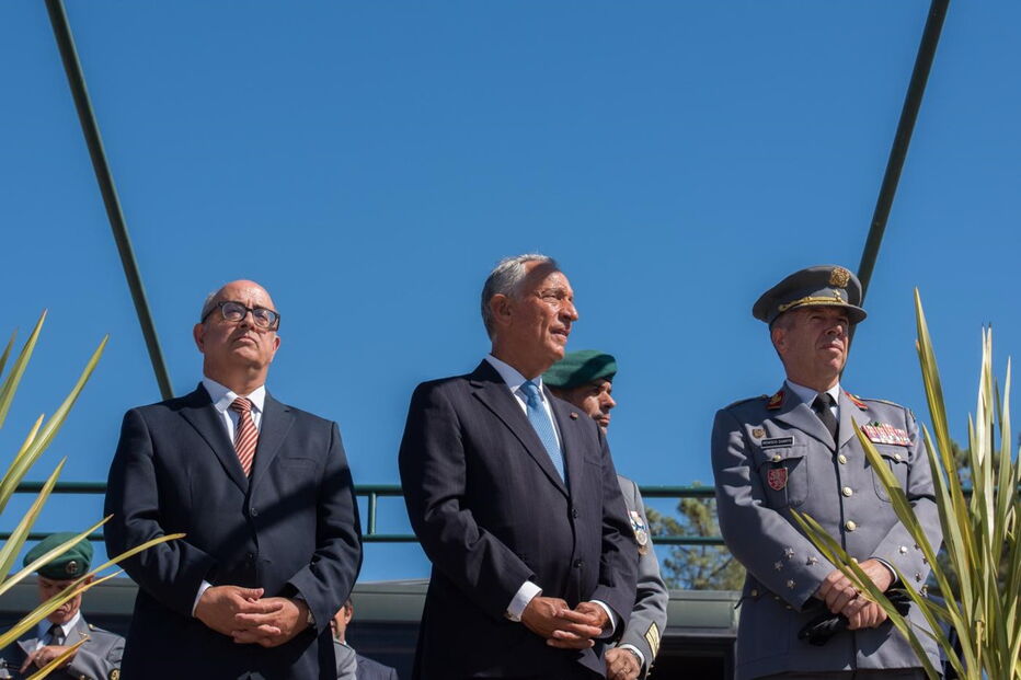 Marcelo Rebelo de Sousa visitou base dos páraquedistas em Tancos
