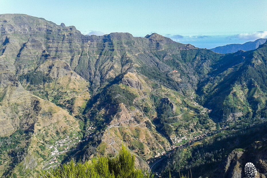 A zona da Trompica, na Ilha da Madeira