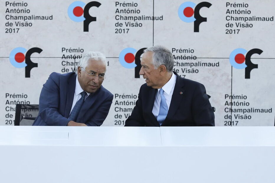 António Costa esteve na entrega do Prémio Champalimaud de Visão com o Chefe de Estado 