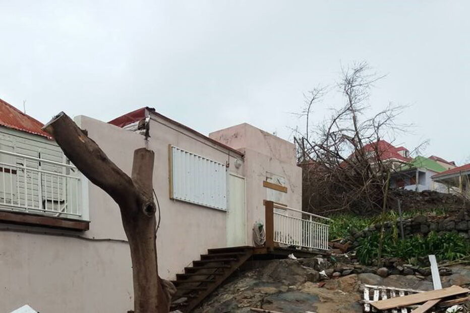 Fernando Silva fotografou os estragos causados pelo Irma em St Barth.