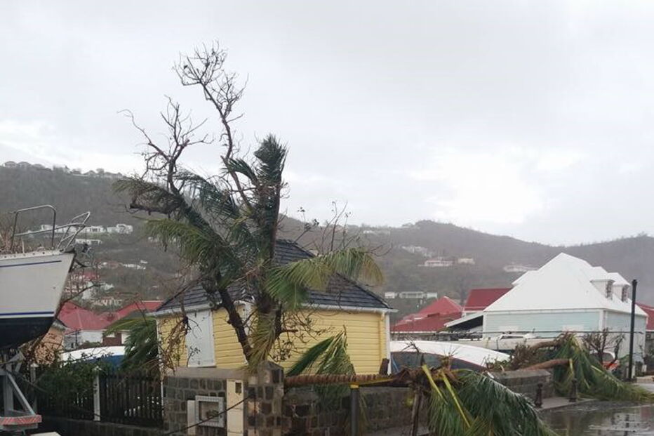 Fernando Silva fotografou os estragos causados pelo Irma em St Barth.