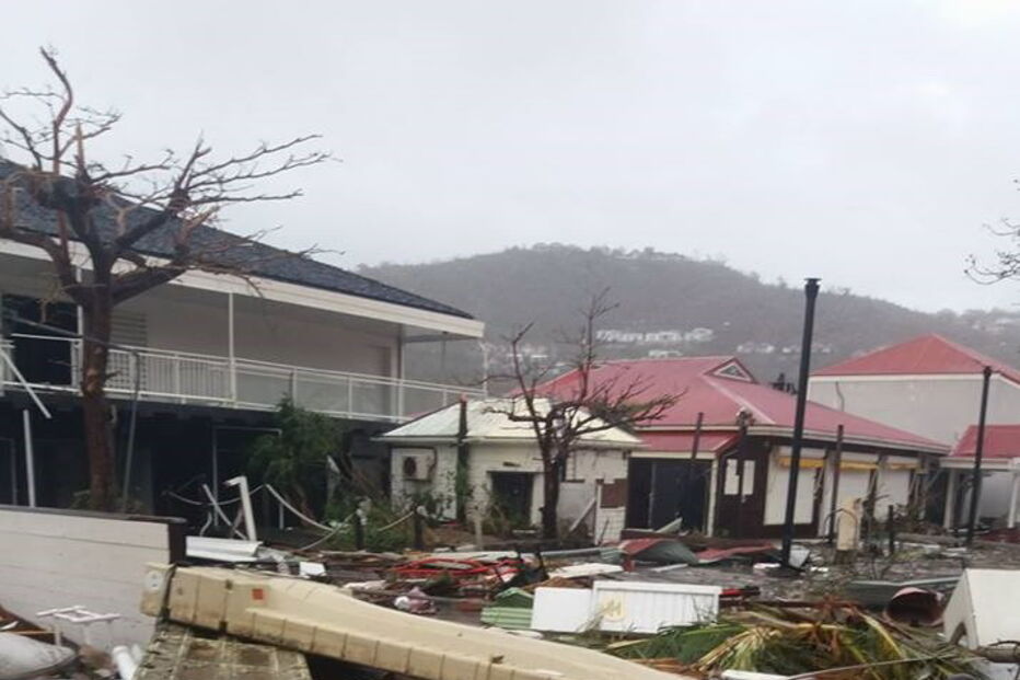 Fernando Silva fotografou os estragos causados pelo Irma em St Barth.