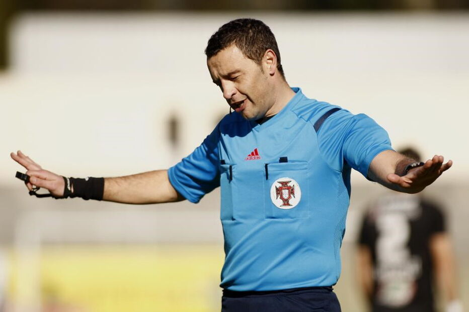 O árbitro Vasco Santos
