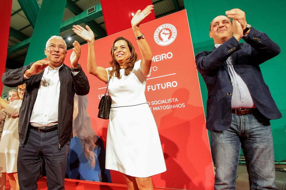 António Costa em ação de campanha em Matosinhos