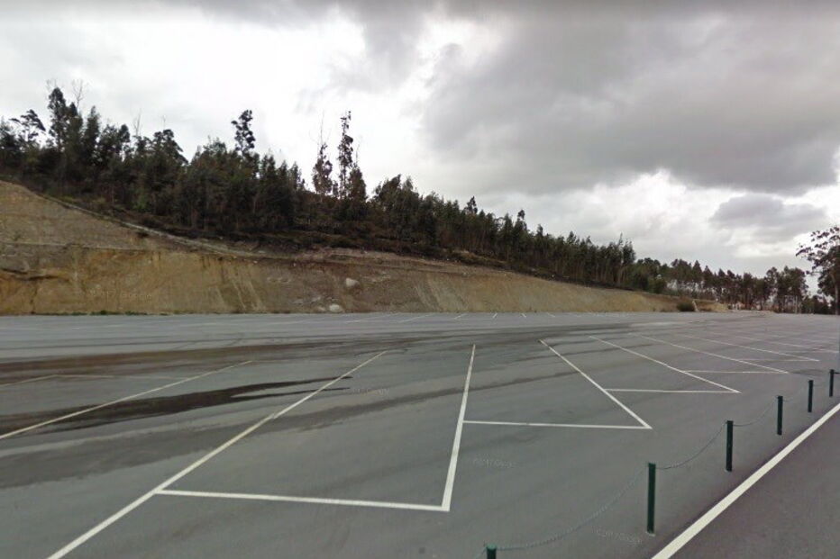Parque de estacionamento do IKEA em Paços de Ferreira