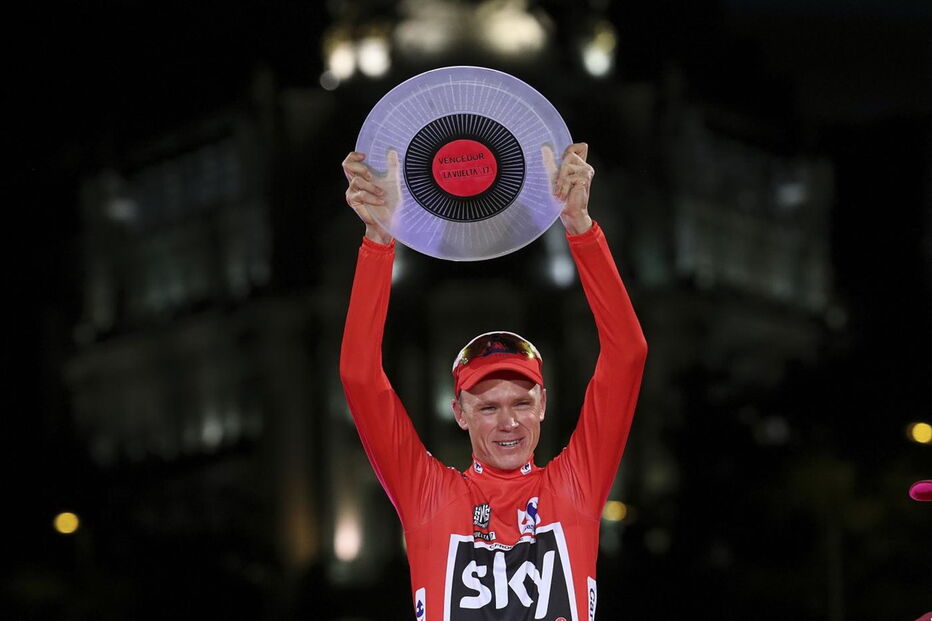 Froome celebra vitória na Volta à Espanha