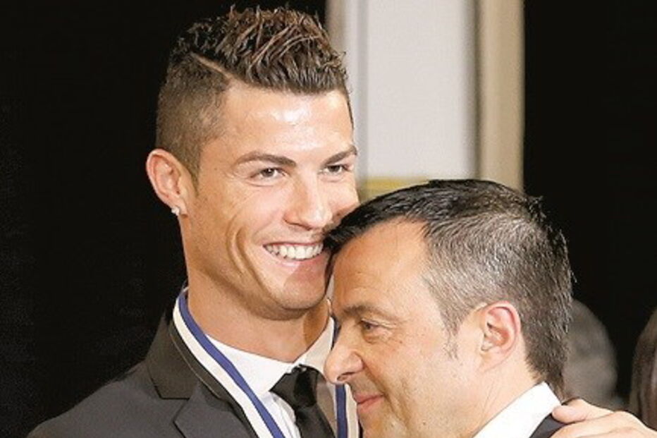 Cristiano Ronaldo e Jorge Mendes