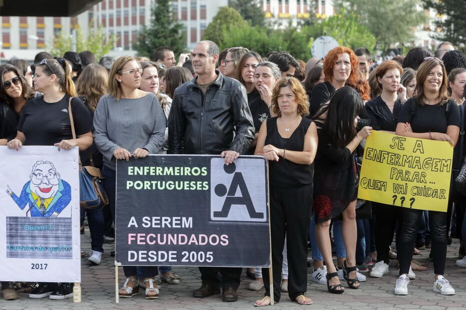 Greve de enfermeiros em Coimbra