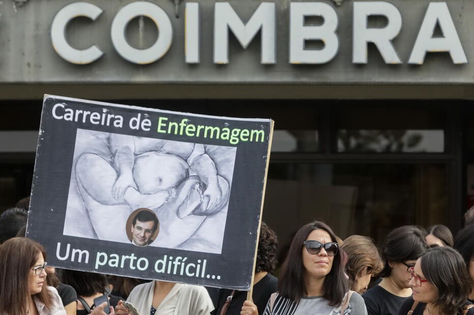 Greve de enfermeiros em Coimbra